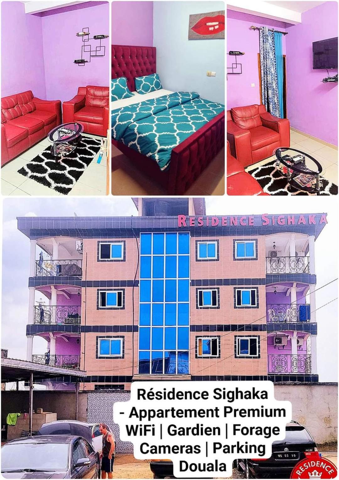 Residence Sighaka - Studio Meuble Vip Avec Wifi, Gardien, Parking Douala Exterior foto